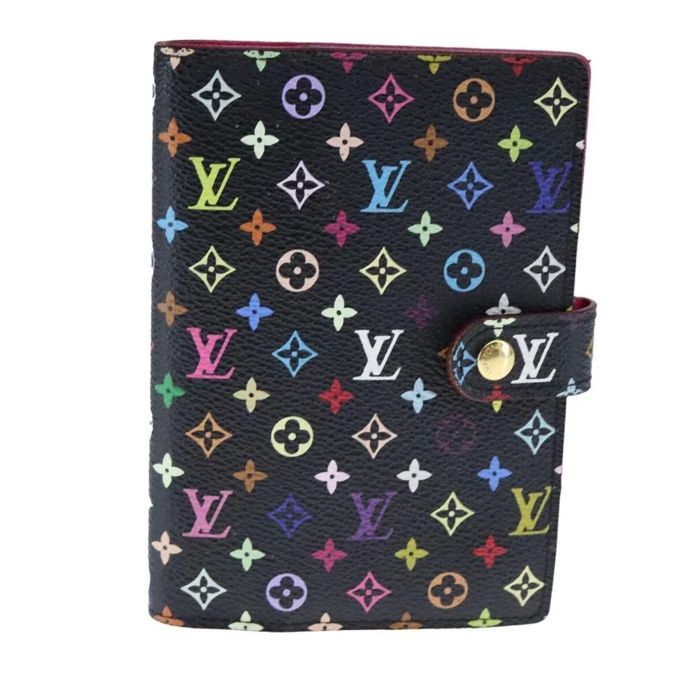 LOUIS VUITTON Multicolor Agenda PM Day Planner Cover Black